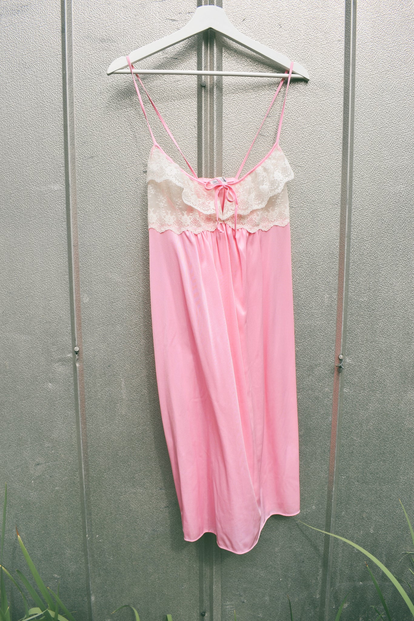 Christian Dior Pink Satin Nightgown